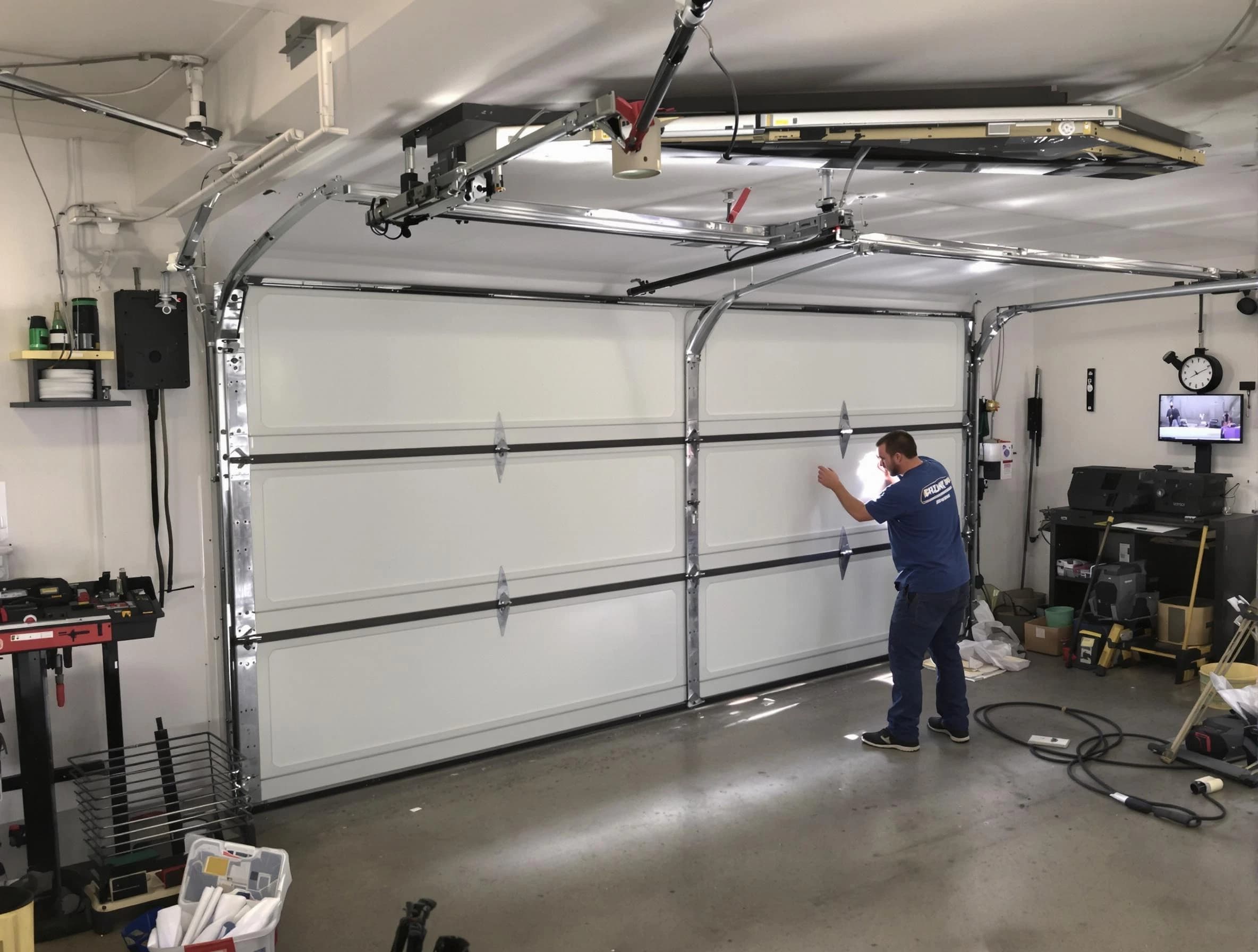 Professional garage door repair service by Highland Garage Door Repair in Highland