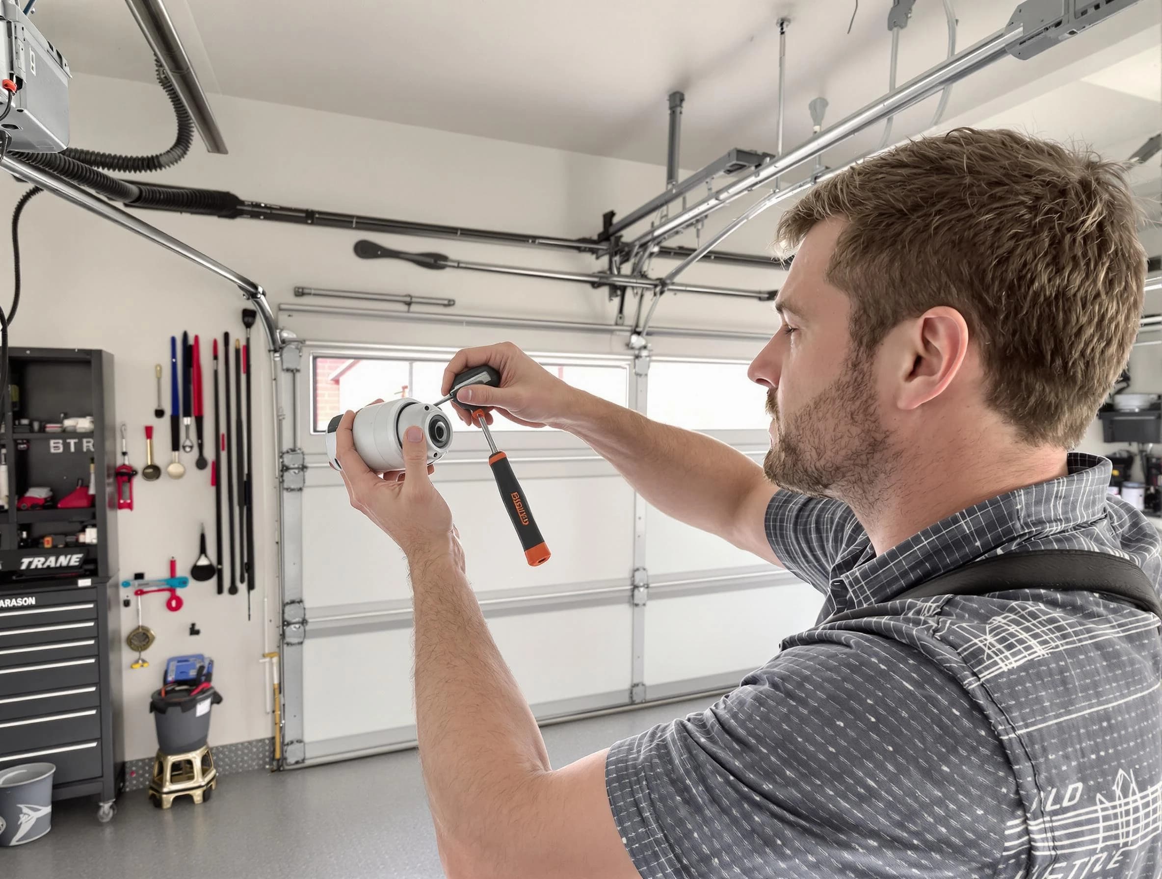 Garage door opener repair service by Highland Garage Door Repair in Highland