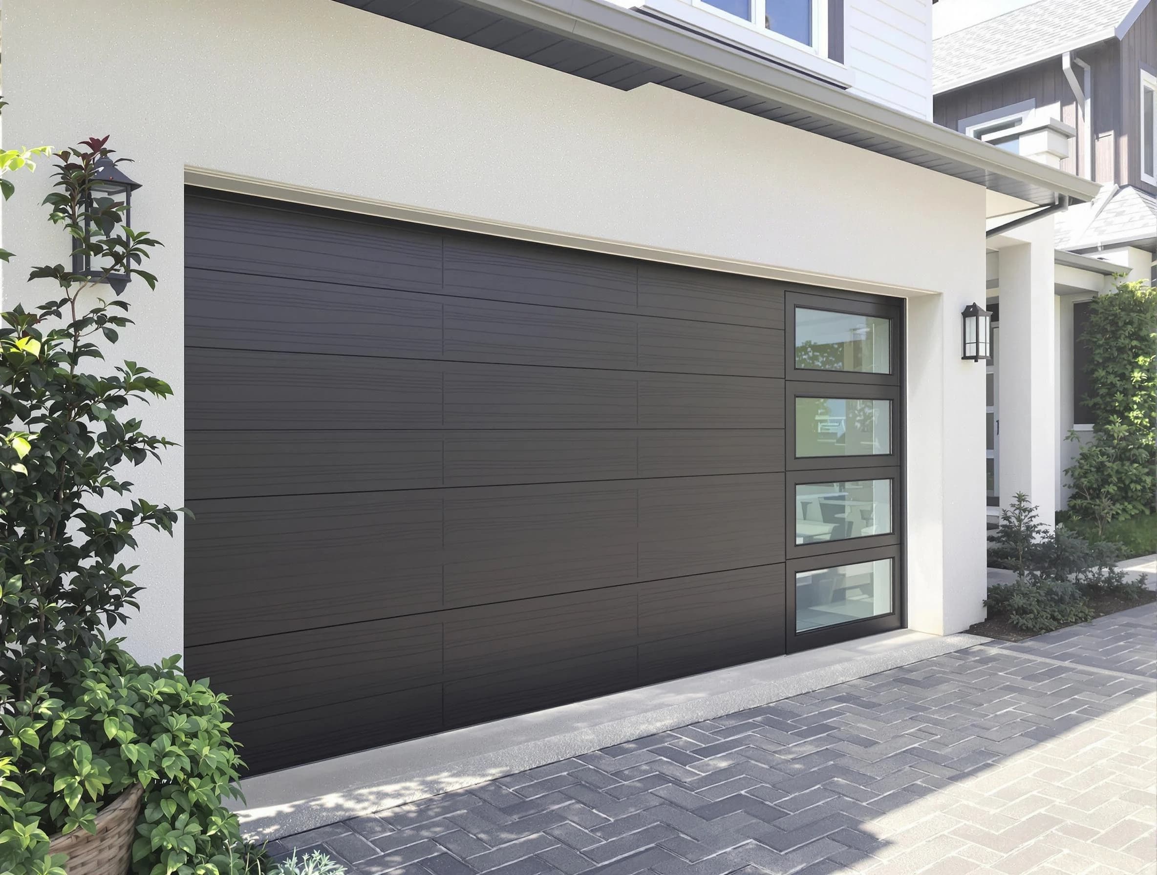 Custom garage door installation by Highland Garage Door Repair in Highland