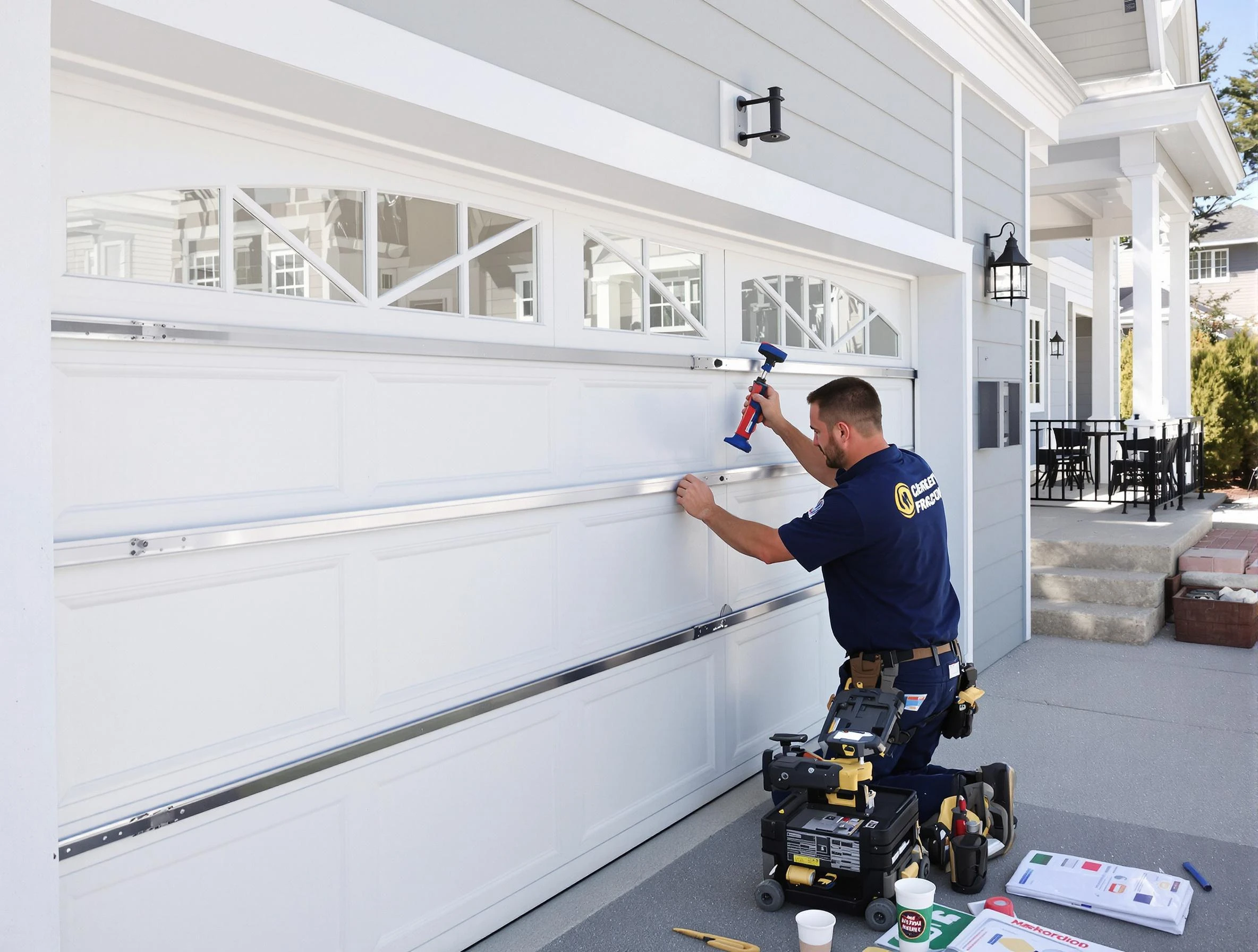 Professional garage door installation by Highland Garage Door Repair in Highland